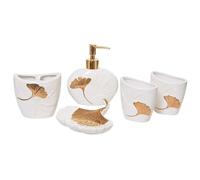BOGAZY Accessori Bagno Set Set 5 Pezzi/Set Moderno per La Casa in Ceramica per Il Bagno, Set per Il Lavaggio del Water E Tazza per Il Collutorio Accessori Bagno Set da Bagno
