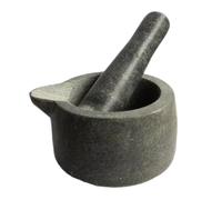 BOGAZY Mortar Pestle Set Mortaio da Cucina con Pestello for Aglio, Mortaio in Pietra, Pestello for Aglio Creativo, Set Pestello Mortaio con Pestello(16x9cm)