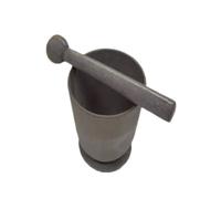BOGAZY Mortar Pestle Set Mortaio for Aglio Vecchio Stile, Spremiaglio, Spremiaglio Manuale for Uso Domestico, Set di Pestelli E Macinini Mortaio con Pestello(10x12cm)