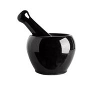 BOGAZY Mortar Pestle Set Mortaio in Pietra for Uso Domestico, Pestello for Aglio, Mortaio for Aglio da Cucina, Set di Pestelli E Macinini Vecchio Stile Mortaio con Pestello(16x12cm)