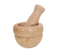 BOGAZY Mortar Pestle Set Schiaccia Aglio da Cucina, Schiaccia Aglio Manuale, Schiaccia Aglio, Macina Aglio Domestico, Set Pestello Mortaio con Pestello(Yellow)