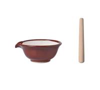BOGAZY Mortar Pestle Set Set di Pestello Manuale for La Casa in Ceramica in Stile Cinese, for Schiacciare L'aglio E L'aglio da Cucina Mortaio con Pestello