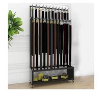 BOGDTF Porta Cinture autoportante su Ruote - espositore per Cravatte, espositore Portatile per Cravatte/Biancheria Intima/Calzini con Struttura in Ferro Commerciale con cestello portaoggetti infer