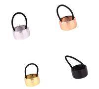 BOGEEL 4pcs Glitter Coda di Cavallo Titolari Elastico Strass Fascia Per Capelli Multicolore Cravatta Dei Capelli Delle
