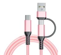 BOGEEL Cavo dati USB C intrecciato in nylon cavo di ricarica rapida 60 W ricarica veloce compatibile per dispositivi di tipo C 100 cm