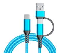 BOGEEL Cavo dati USB C intrecciato in nylon cavo di ricarica rapida 60 W ricarica veloce compatibile per dispositivi di tipo C 100 cm