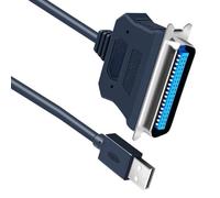 BOGEEL Cavo per stampante da USB a CN36 a porta parallela da USB a 36 pin parallelo per stampante, cavo convertitore cavo accessori per la stampa