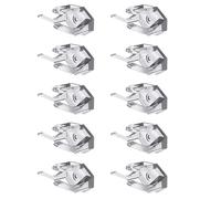 BOGEEL Ganci per cappelli da parete, 10 pezzi, adesivi per cappelli, cappellini da baseball, organizer per fori