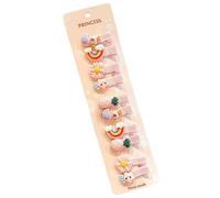 BOGEEL Set di 10 forcine per capelli da bambina, colore caramella, clip laterale per bambini, in plastica