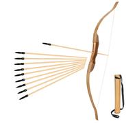 Bogenkönig Freccia & Arco Set 2x Arco IN Bambù 20 Freccette Gummispitzen Sagoma