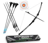 Bogenkönig Set per principianti arco sportivo con 6 frecce - ideale per bambi...