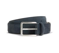 Boggi Milano, ,Accessories ,Uomo ,Blu ,115 CM Cintura in Pelle Scamosciata