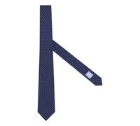 Boggi Milano, ,Accessories ,Uomo ,Blu ,ONE SIZE Geometric Motif Silk Tie