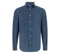 Boggi Milano - Bowling Collar Shirt - - Shirts - Uomo - Blu - S