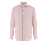 Boggi Milano - Camicia a Righe in Cotone Regular Fit - - Shirts - Uomo - Rosso - 3XL