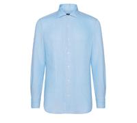 Boggi Milano, ,Shirts ,Uomo ,Blu ,L Camicia in Lino Regular Fit