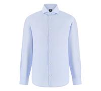 Boggi Milano - Dobby Napoli Collar Shirt Slim Fit - - Shirts - Uomo - Blu - M