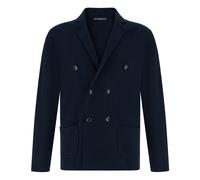 Boggi Milano, ,Knitwear ,Uomo ,Blu ,L Giacca in Maglia di Cotone Doppio Petto