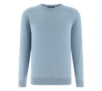 Boggi Milano, ,Knitwear ,Uomo ,Blu ,S Maglione Girocollo in Cotone, Seta e Cashmere