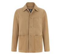 Boggi Milano - Leather Work Shirt Jacket - - Jackets - Uomo - Beige - M
