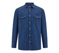 Boggi Milano - Overshirt in Denim di Cotone - - Shirts - Uomo - Blu - M