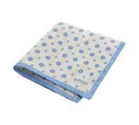 Boggi Milano - Pochette da Giacca in Lino con Medaglione - - Accessories - Uomo - Beige - ONE SIZE