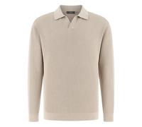 Boggi Milano - Polo in Maglia di Cotone e Seta - -Knitwear -Uomo -Beige -L