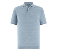 Boggi Milano - Polo in Maglia di Lino e Cotone - - Knitwear - Uomo - Blu - L