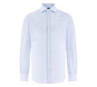 Boggi Milano, ,Shirts ,Uomo ,Blu ,M Camicia a Righe in Cotone Non-Iron Ultimate