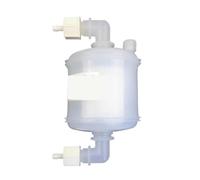 boggoexag Filtro inchiostro da 2 pezzi per stampante DTF con capsule di solvente compatibile con stampante tessile(Elbow white)