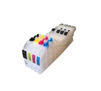 boggoexag Set Cartucce Inchiostro Ricaricabili Con Chip Auto Reset Compatibili Con DCP-J152W J132W J552W J172W J752W MFC-J870DW J650DW J470DW J4110DW Per LC123 LC103 LC133 LC163(AU LC133)
