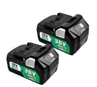 BOGJFC 36V 6800mAh Batteria Li-Ion 6.8Ah Slide Sostituzione Compatibile Per HiKOKI/Hitachi Metabo HPT Utensili Elettrici BSL36A18 BSL1850 371751M 372121M Officina(2PCS)
