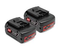 BOGJFC Batteria Li Ion 18V 12Ah Compatibile Con Bosch Pacco Di Ricambio Per BAT609 BAT618 BAT620 Per Trapani Seghe E Utensili Da Giardino Formato Prismatico Rosso Nero(2PCS Battery)