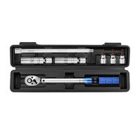 BOGJFC Chiave Dinamometrica Regolabile 3/8in 10-60Nm Kit 7 O 8 Pezzi Con Cricchetto Bidirezionale E Estrattore Candele Magnetico Acciaio Cromo Vanadio(7pcs)