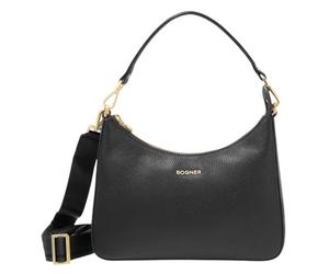 Bogner Wallis Odette Borsa a spalla Vera Pelle 32 cm nero