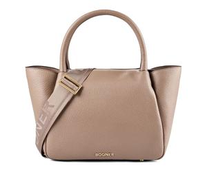 Bogner Wallis Raja Borsa a spalla Vera Pelle 27 cm beige