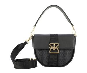 Bogner Zuoz Rafia Cassy Borsa a tracolla Pelle 21 cm nero