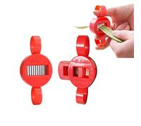 Bogoro 2 Pezzi Affettatrice Multiuso a Mano, Taglierina per Fagioli, Fagiolini Francesi, Verde