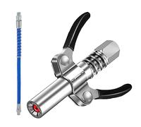 Bogoro Accoppiatore di Pistola,Pistola Ingrassatore con Tubo da 30CM,G Grasso Pistola Accoppiatore,Pistola Grasso Autobloccante,Frizione per Pistola Grasso per Grasso ad Alta Pressione