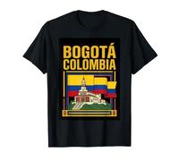 Bogotà Colombia Storica Chiesa Landmark Vacanze di Viaggio Maglietta