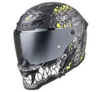 Bogotto Blade Gatekeeper Casco, nero/grigio/giallo fluo, Taglia 2XL