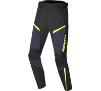 Bogotto Blaze-Air Pantaloni tessili da moto, nero-blu-giallo, taglia 2XL per maschi