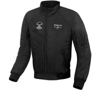 Bogotto Boston Giacca tessile da moto, nero, Taglia S
