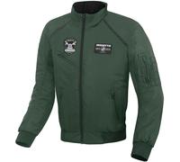 Bogotto Boston Giacca tessile da moto, Verde scuro, Taglia S
