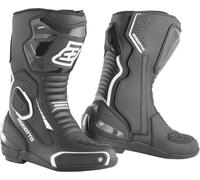 Bogotto Carta Race Stivali da moto da donna traforati, nero-bianco, taglia 40 per donne