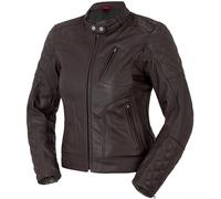 Bogotto Chicago Retro Giacca di pelle moto da donna, marrone, Taglia 40