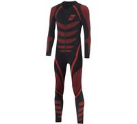 Bogotto Cool+ Tuta intima monopezzo abito funzionale, nero/rosso, Taglia 3XL/4XL
