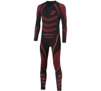 Bogotto Cool+ Tuta intima monopezzo abito funzionale, nero-rosso, taglia 3XL 4XL per maschi