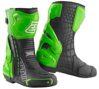 Bogotto Donington Stivali da motocicletta, nero/verde, Taglia 48