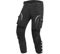 Bogotto Explorer-Z impermeabile Moto Pelle/Tessuto Pantaloni, nero, taglia L per maschi
